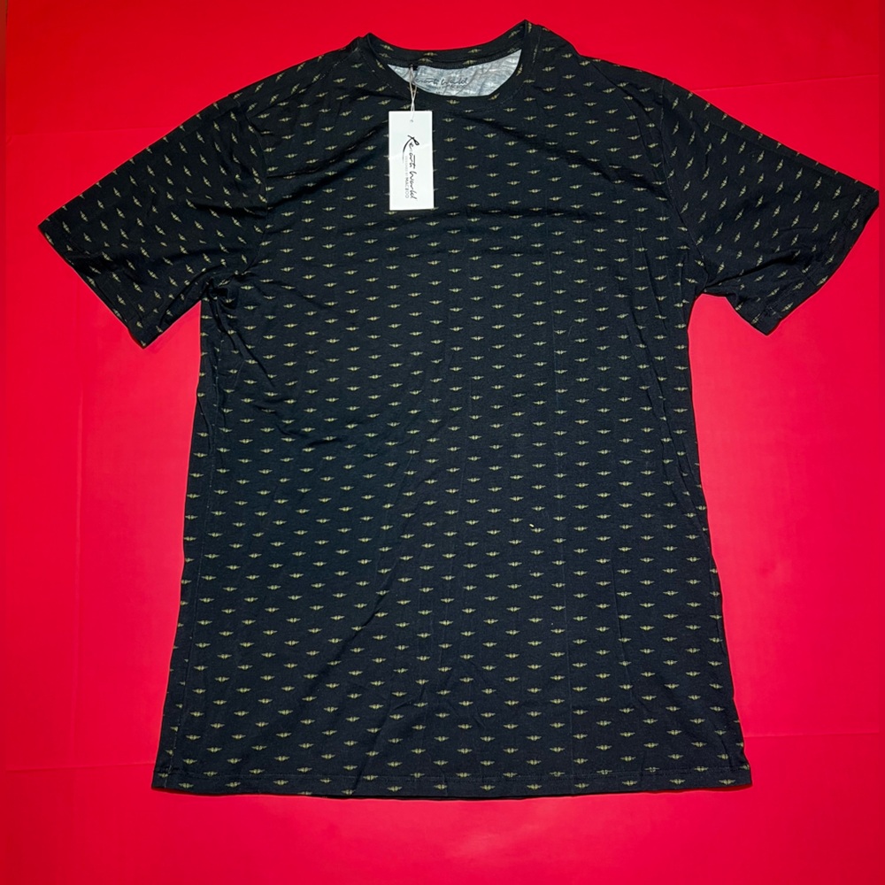 Black Patterned Men's Shirt